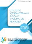 Statistik Kesejahteraan Rakyat Kabupaten Waropen 2018