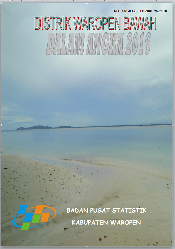 Kecamatan Waropen Bawah Dalam Angka 2016