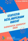 Statistics Of Peoples Welfare Of Waropen Regency 2020